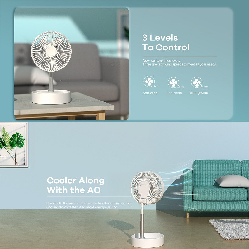 پنکه شارژی ریمکس مدل Cold24