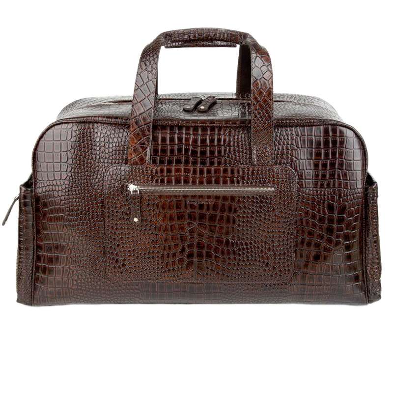 ساک سفری چرم کروکو مدل 01