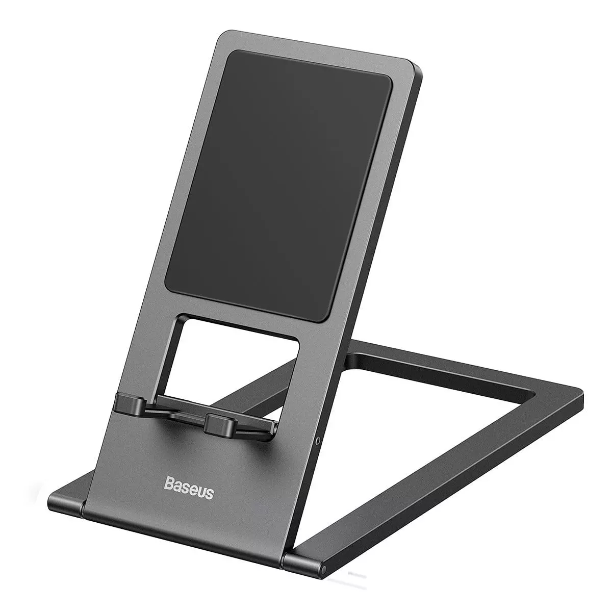 پایه نگهدارنده گوشی موبایل و تبلت بیسوس مدل Foldable Metal Desktop Holder LUKP000013