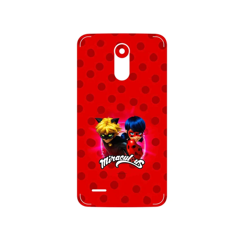 برچسب پوششی ماهوت مدل Ladybug and Cat Noir مناسب برای گوشی موبایل ال جی Stylus 3