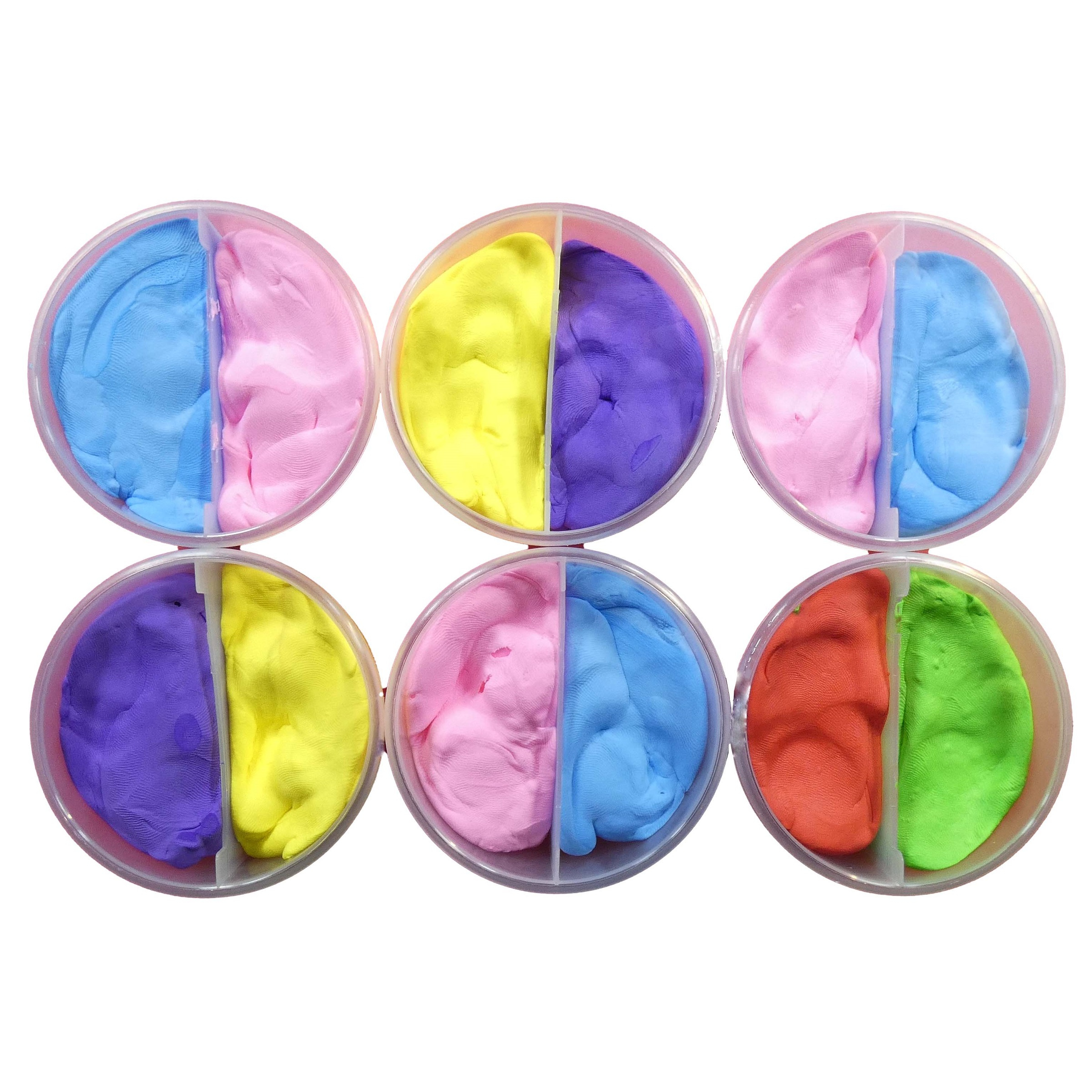 خمیر بازی مدل سوپر لایت بسته 6 عددی