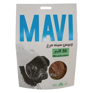 تشویقی سگ ماوی مدل چیپس سینه مرغ وزن 50 گرم