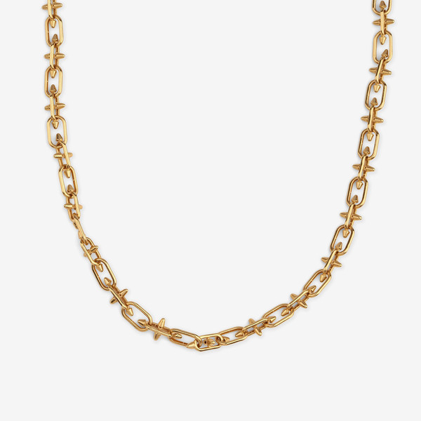 گردنبند طلا 18 عیار زنانه با زنجیر طرح تیفانی تایتان وی گالری مدل NC1456