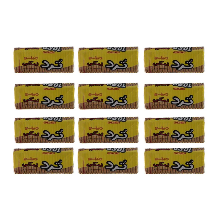 یسکویت کراکر نمکی ترد مینو - 74 گرم مجموعه 12 عددی