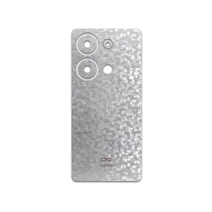 MAHOOT Silver-Silicon Cover Sticker for Xiaomi Redmi Note 13 Pro 4G