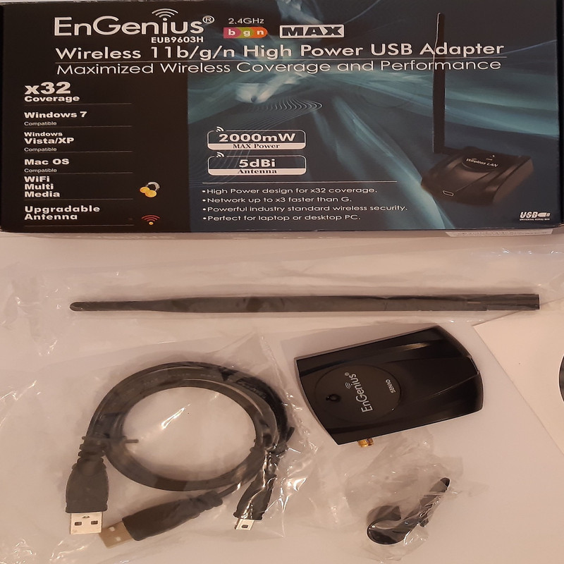 بی سیم USB کارت شبکه انجنیوس مدل EUB9603H