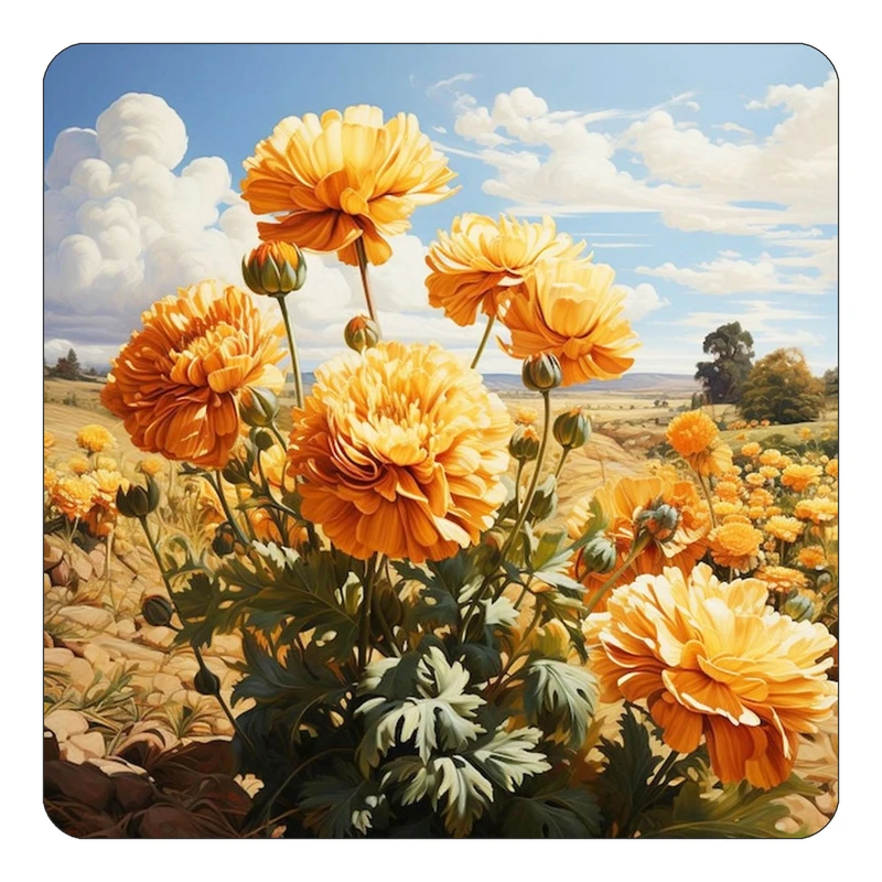 مگنت کاکتی طرح نقاشی رنگ روغن مدل mp70347