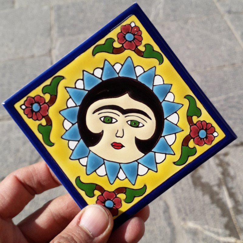  کاشی طرح خورشید کد 0253