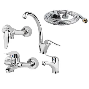 ست شیرآلات هیوا مدل طوفان کد gh1947 مجموعه 5 عددی