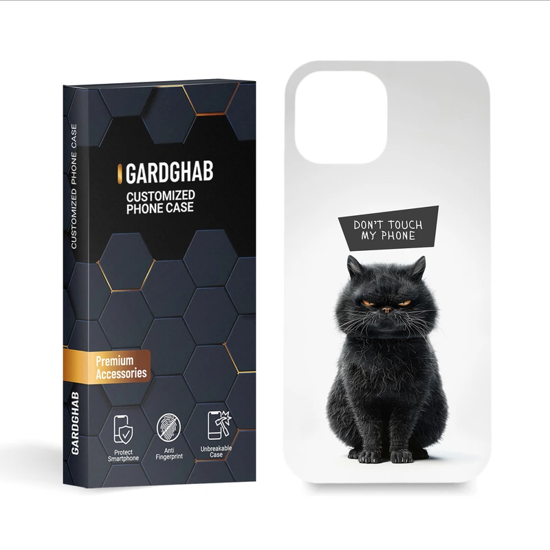 کاور گارد قاب مدل متن مناسب برای گوشی موبایل اپل iPhone 13 Mini