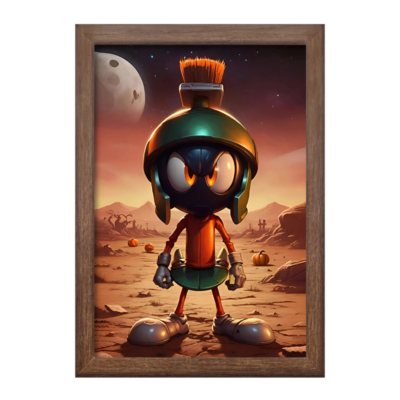 تابلو خندالو طرح ماروین مریخی (Marvin the Martian) کد F8165