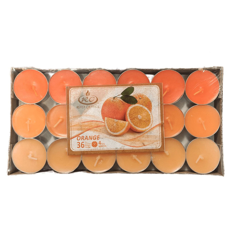 شمع وارمر رویا کندل مدل معطر پرتقالی بسته 36 عددی