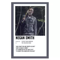 پوستر مدل مردگان متحرک Walking Dead طرح نیگان Negan کد 487