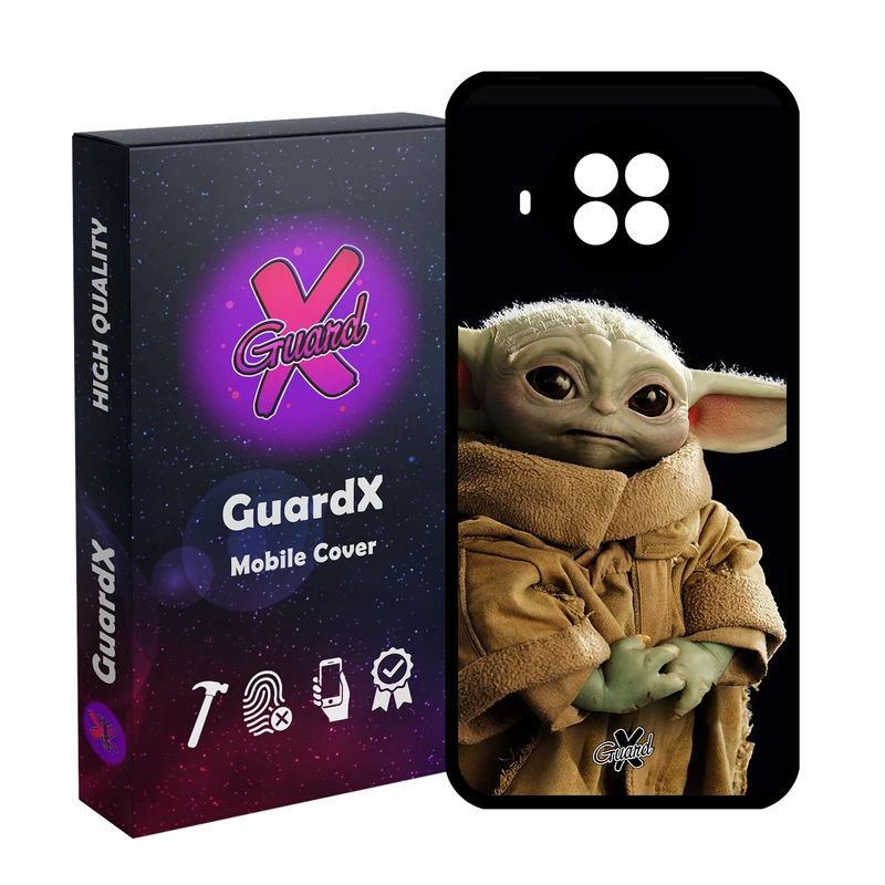 کاور گارد ایکس طرح بیبی یودا مدل Glass10469 مناسب برای گوشی موبایل شیائومی  MI 10T Lite/Redmi Note 9 Pro 5G/10I 5G