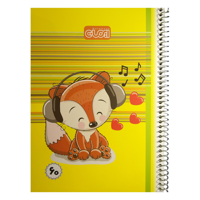 دفتر 60 برگ ایمان مدل روباه