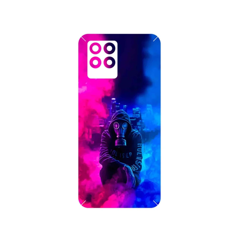 برچسب پوششی ماهوت مدل Smoke Rainbow Digital Art 2 مناسب برای گوشی موبایل ریلمی 8 Pro