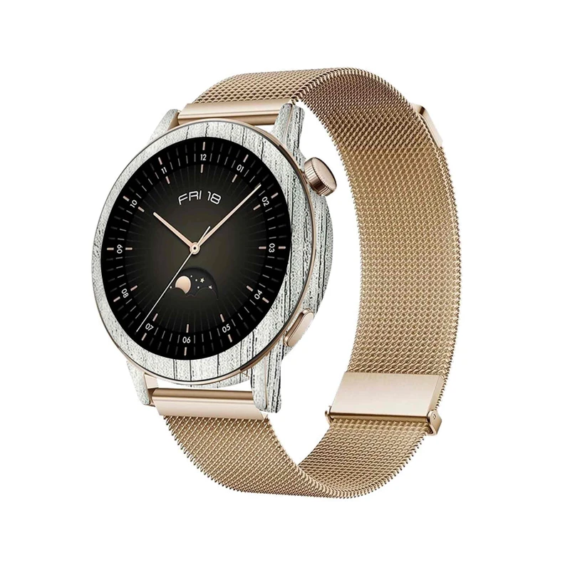 برچسب ماهوت طرح White-Wood مناسب برای ساعت هوشمند هوآوی Watch GT 3 42mm