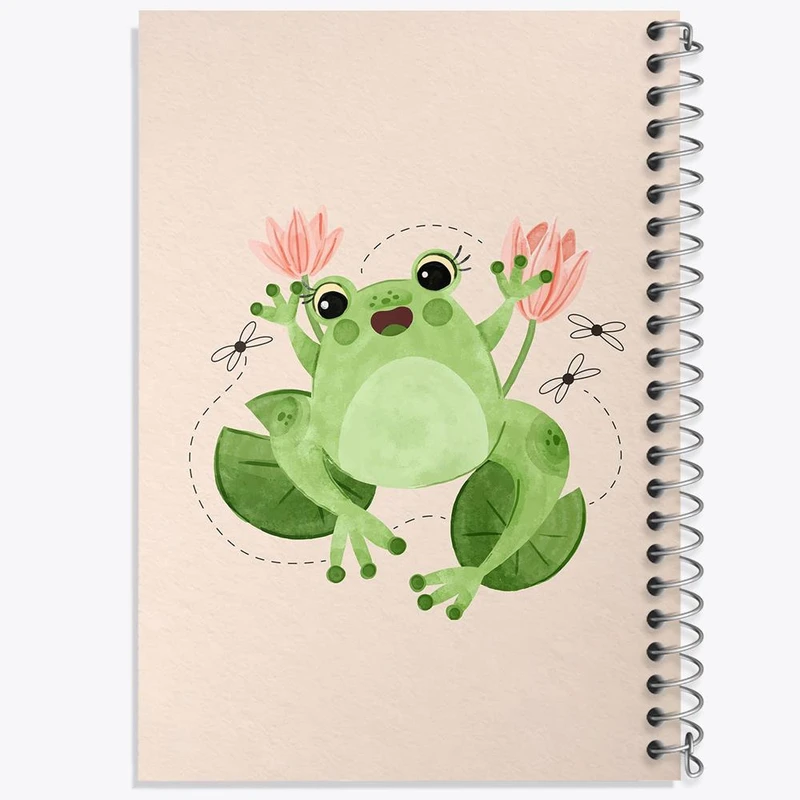 دفتر نت موسیقی 50 برگ خندالو مدل قورباغه کد 29165