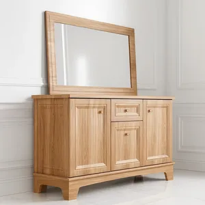 آینه و کنسول آرچین چوب مدل نئوکلاسیک طول 140 سانتی متر