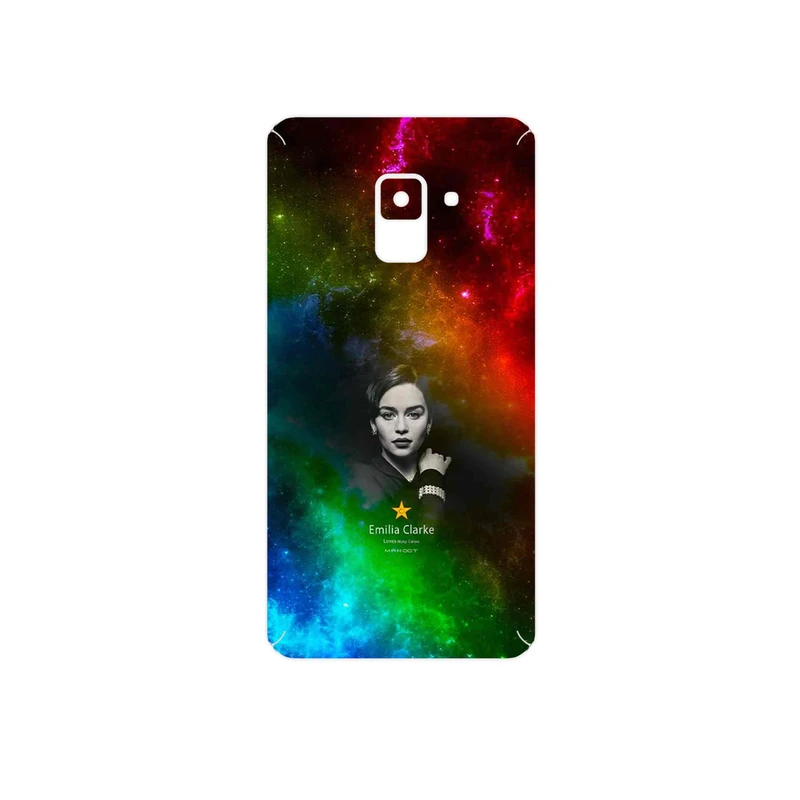 برچسب پوششی ماهوت مدل emilia clarke مناسب برای گوشی موبایل سامسونگ Galaxy A8 2018