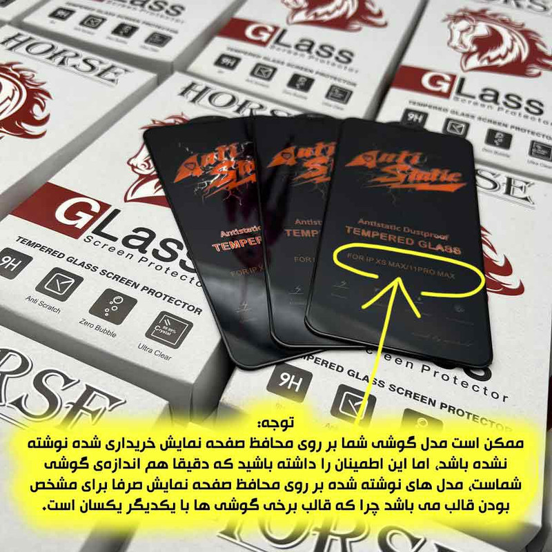 محافظ صفحه نمایش آنتی استاتیک هورس مدل ANTH30 مناسب برای گوشی موبایل شیائومی Poco X6 Pro / Poco X6 / Poco F6 / Poco F6 Pro / Redmi Note 14 / 14T / 14T Pro