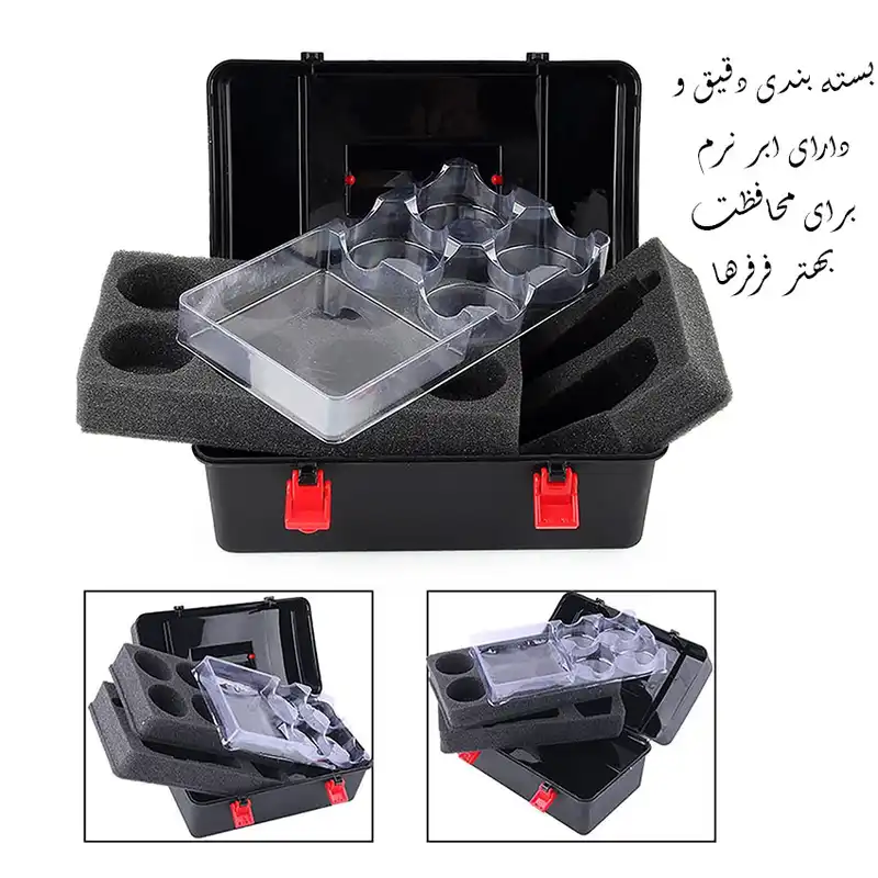 فرفره مدل چمدانی طرح RapiDitY مجموعه 16 عددی