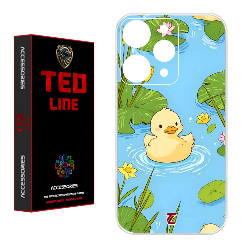 کاور تدلاین طرح اردک کد 1183 مناسب برای گوشی موبایل شیائومی Redmi 12 4G