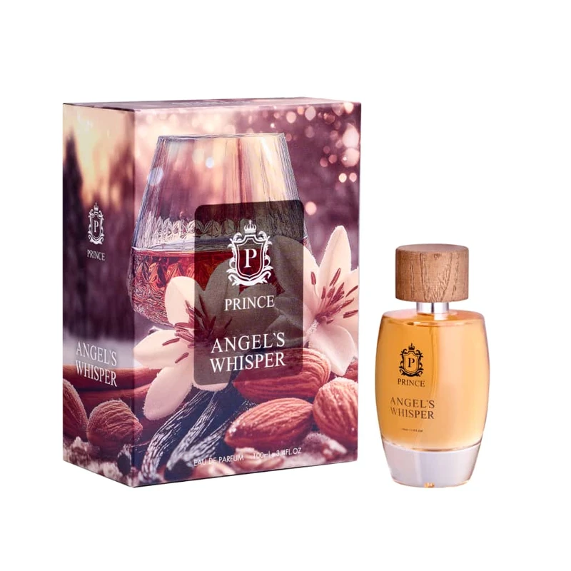ادوپرفیوم زنانه پرنس مدل Angel’s whisper  با رایحه گرم حجم 100 میلی‌لیتر