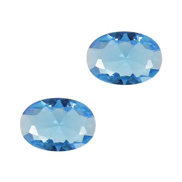سنگ توپاز آبی کد D67581 بسته 2 عددی