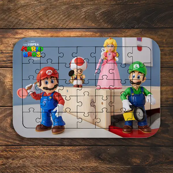 پازل 35 تکه طرح برادران سوپر ماریو و پرنسس پیچ کد NI2364