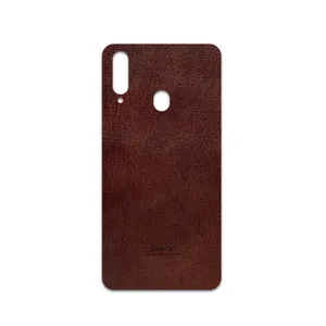 MAHOOT Natural-Leather Cover Sticker for Samsung Galaxy A20s