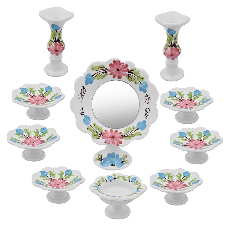 مجموعه ظروف هفت سین 10 پارچه کد sh-2
