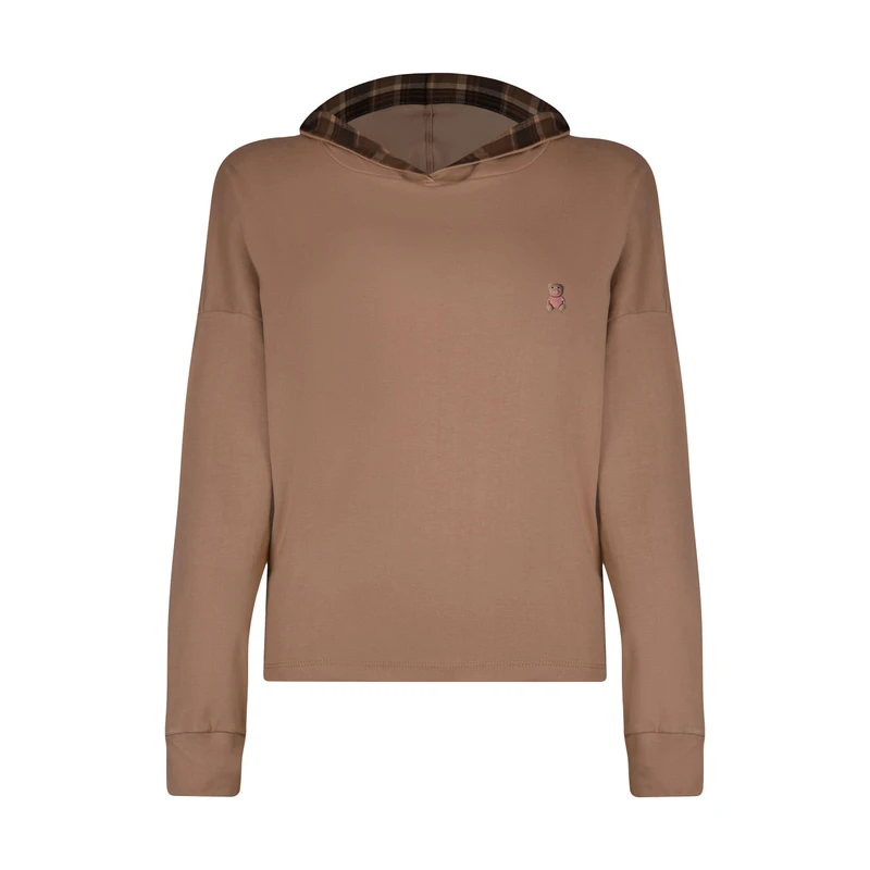 عکس شماره 4 : هودی زنانه افراتین مدل جلوبسته کد 7566