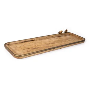 سینی گلدکیش طرح گلدن برد کد GK829460