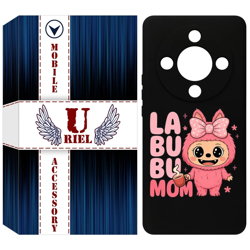 کاور یوریل مدل KSH کد 136 طرح عروسک لبوبو مناسب برای گوشی موبایل آنر X9b / X50 / Magic6 Lite