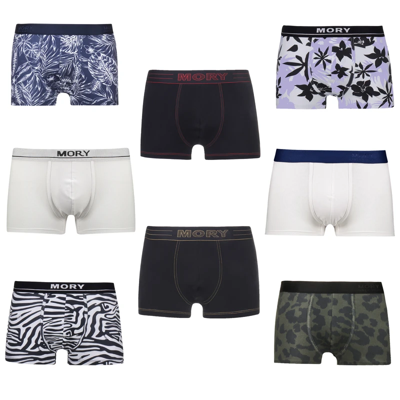 شورت ترانک مردانه موری مدل 045 بسته 8 عددی