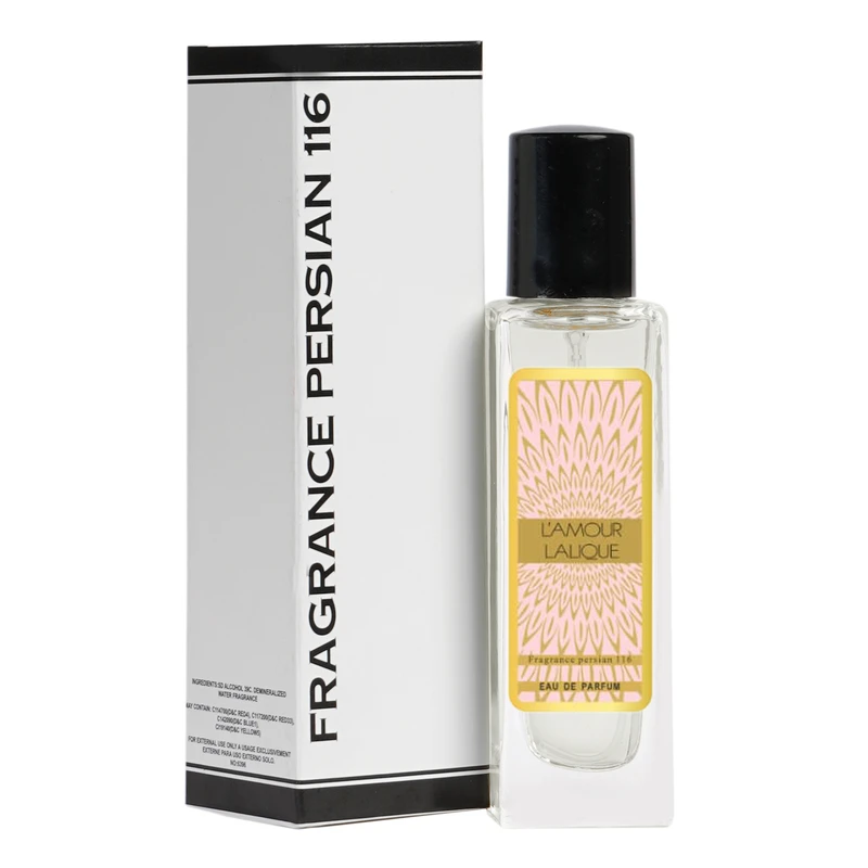 ادوپرفیوم زنانه فراگرنس پرشیا 116 مدل لالیک لامور با رایحه خنک حجم 35 میلی‌لیتر
