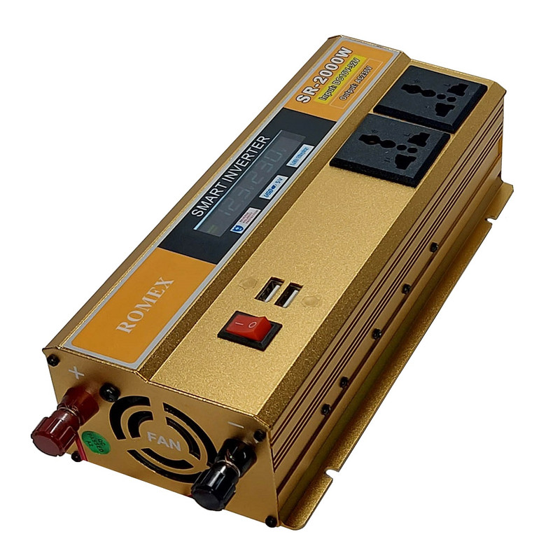 اینورتر هوشمند صنعتی رومکس مدل SR-2000W ظرفیت 2000 وات