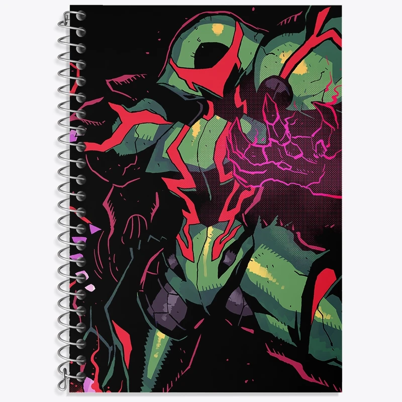 دفتر لغت 50 برگ خندالو طرح بازی متروید (Metroid) کد 35649