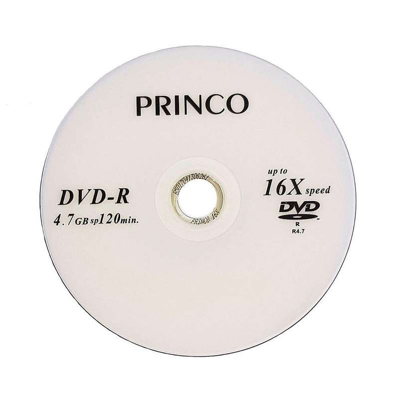 دی وی دی خام پرینکو مدل DVD R 16x UP دی وی دی خام پرینکو مدل DVD R 16x UP