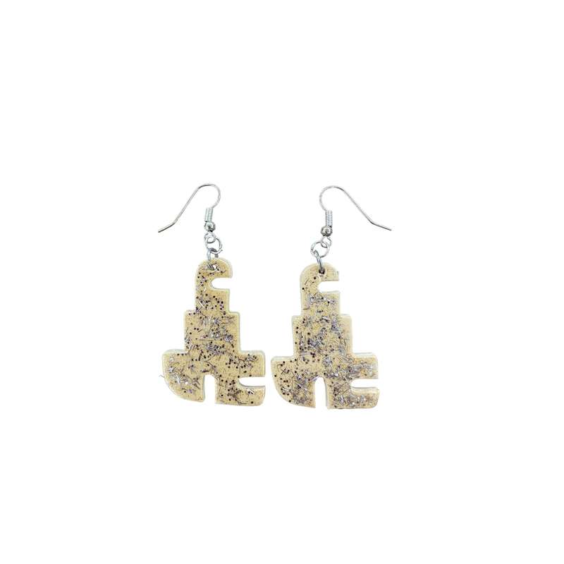 گوشواره دخترانه مدل چوب فانتزی m122