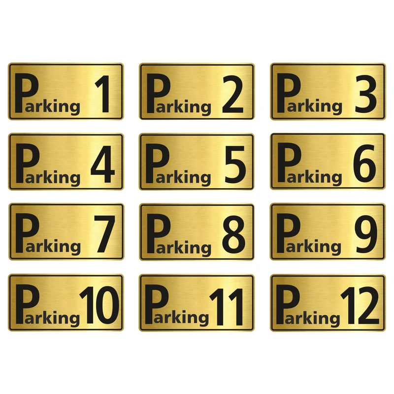 تابلو راهنما طرح پارکینگ مدل GNG612 مجموعه 12 عددی