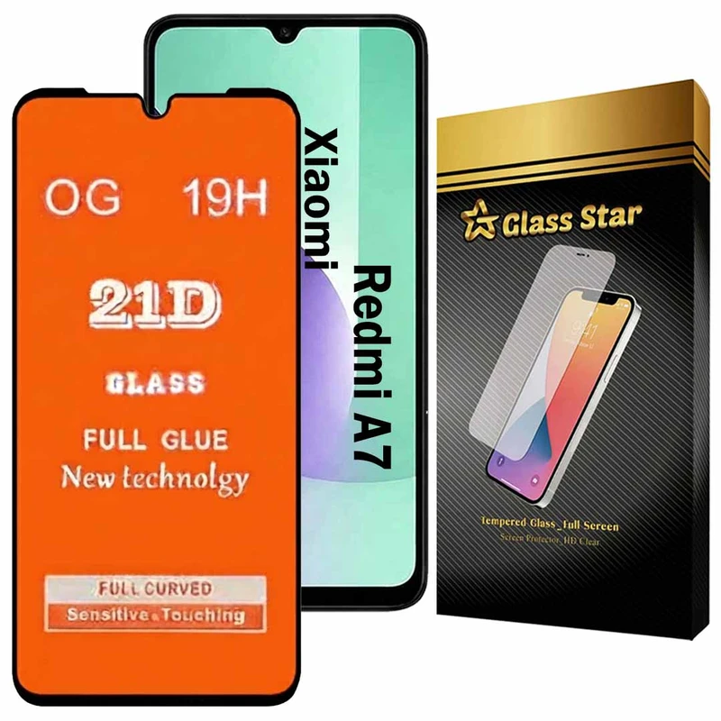 محافظ صفحه نمایش گلس استار مدل FULG20 مناسب برای گوشی موبایل شیائومی Redmi A7