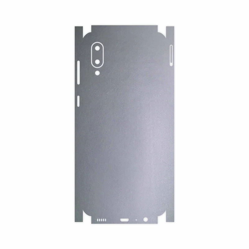 برچسب پوششی ماهوت مدل Matte-Silver-FullSkin مناسب برای گوشی موبایل سامسونگ Galaxy A02