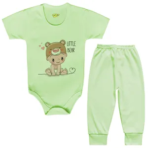 ست بادی و شلوار نوزادی کارانس مدل BSTG-3038