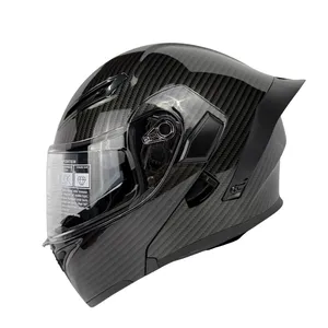 کلاه کاسکت فک متحرک کایک مدل 772 طرح carbon