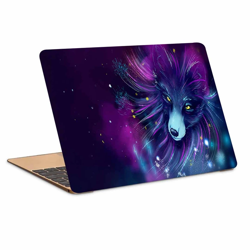 استیکر لپ تاپ طرح wolf head art کد N-664 مناسب برای لپ تاپ 15.6 اینچ