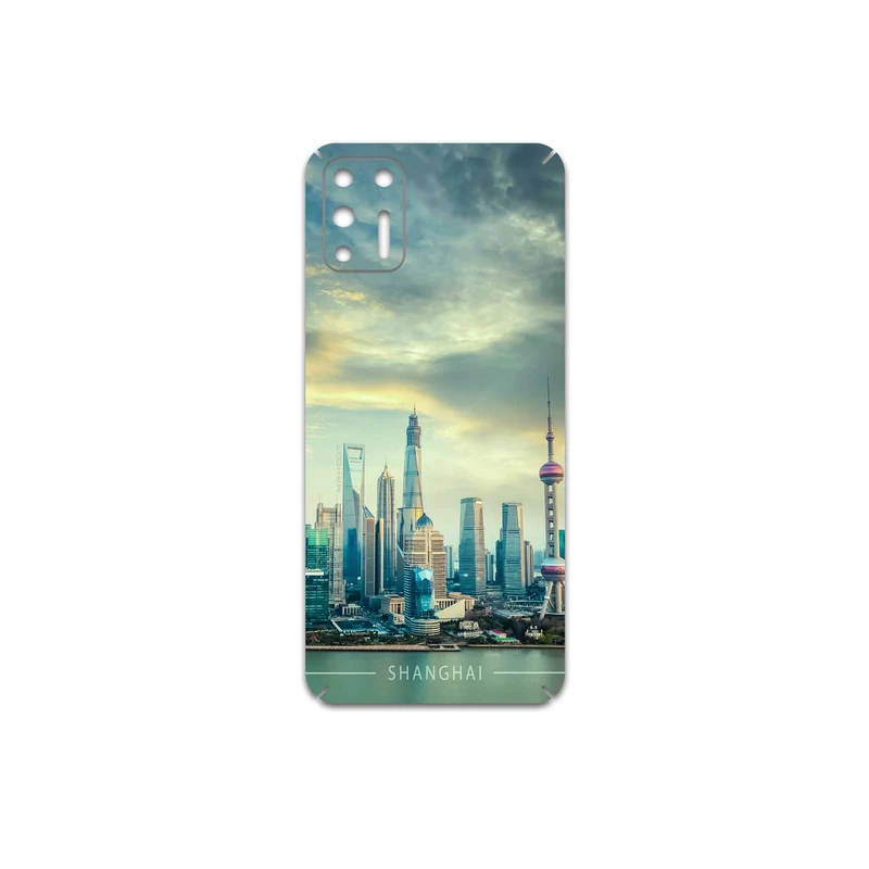 برچسب پوششی ماهوت مدل Shanghai City مناسب برای گوشی موبایل موتورولا Moto G9 Plus