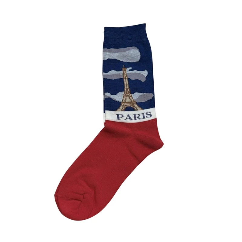 جوراب ساق بلند مردانه مدل ایفل