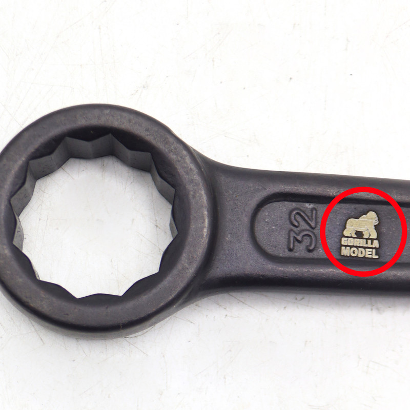 آچار رینگی چکشی مدل گوریلا کد YP-CHAKOSHI-032MM سایز 32 میلیمتر